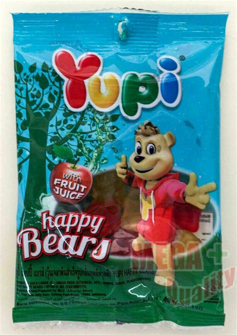 Yezhil Mart - Yupi Gummy Candy Happy Bears With Juice Fruits 40g | Fairmart