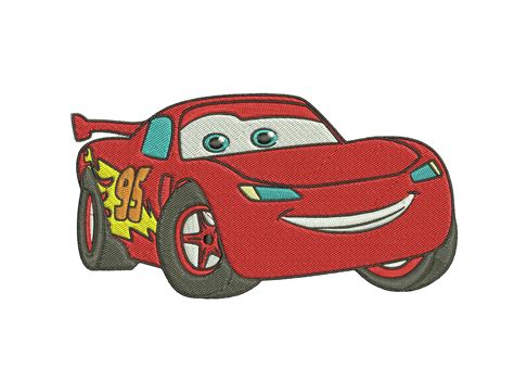 Lightning Mcqueen Disney Cars Embroidery Design | Disney embroidery ...