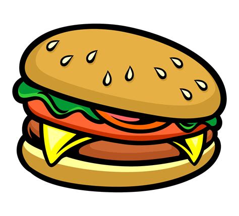 Burger Vector Illustration 7038677 Vector Art at Vecteezy