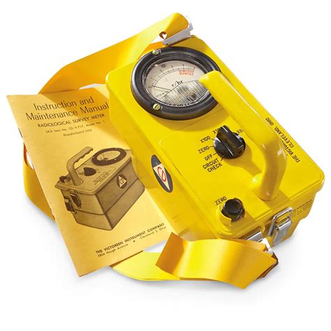 New U.S. Civil Defense Surplus Radiation Detector - 625509, Field Gear ...