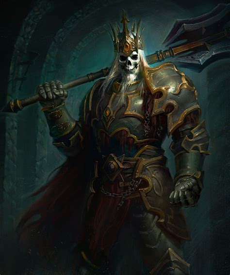 The Skeleton King Art - Diablo Immortal Art Gallery