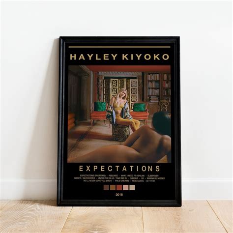 Hayley Kiyoko expectations Album Poster Color - Etsy