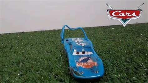 Disney Cars 1 Lightning McQueen The King's Crash | Stop-Motion - YouTube