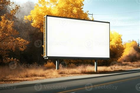 content, Large blank outdoor billboard template with white copy space ...