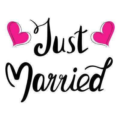 Just Married Vector Art, Icons, and Graphics for Free Download