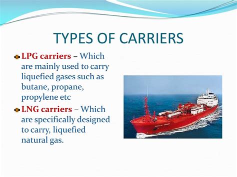 PPT - INTRODUCTION. LNG & LPG CARRIER. TYPES OF GAS CARRIER. FULLY ...