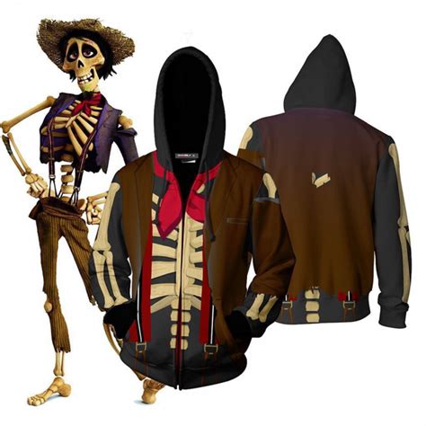 Coco Ernesto De La Cruz Costume - Hoodie Ernesto De La Cruz Cosplay ...