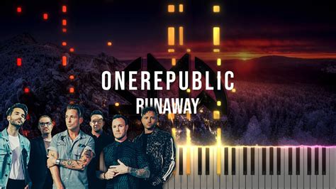 OneRepublic - RUNAWAY | Piano Cover + Sheet Music - YouTube