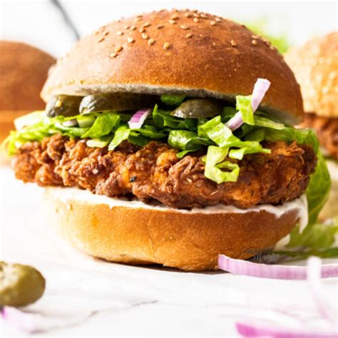 Crispy Chicken Burgers 🍔 - Sugar Salt Magic