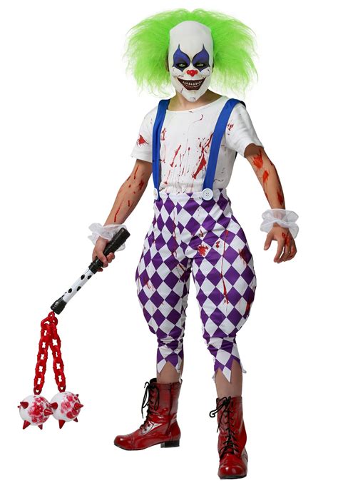 Kids Nightmare Clown Costume