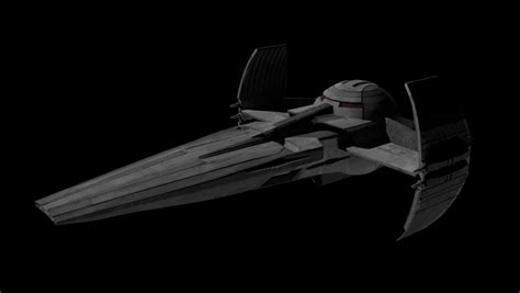 Sith Infiltrator Maya Arnold Darth Maul Spaceship Scimitar 3D Model ...