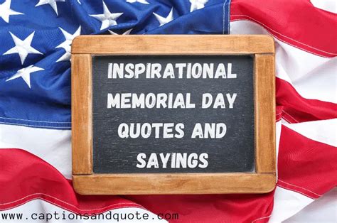 Inspirational Memorial Day Quotes and Sayings