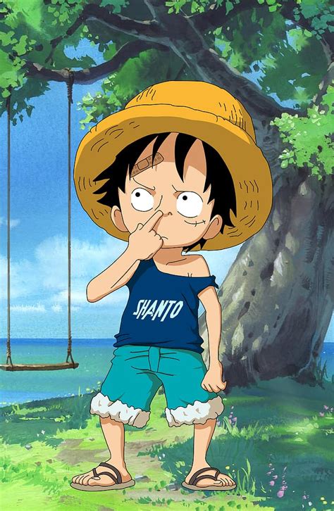 HD wallpaper: KID LUFFY, Monkey D. Luffy, One Piece, anime | Wallpaper ...