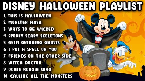 Disney Halloween Songs Playlist 🎃 Disney Halloween Music Mix - YouTube