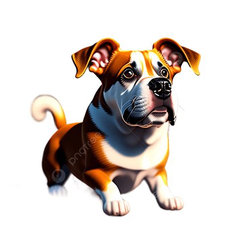 Realistic Dog Digital Artwork, Dog, 3d Dog, Cute Dog PNG Transparent ...