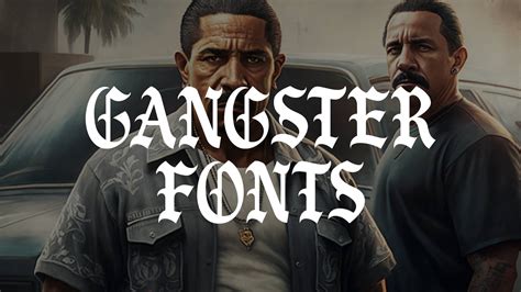 Gangster Fonts Pictures