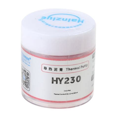 Boxed HY234 Pink Thermal Putty Paste 4.0W / m-K for Amd for Intel CPU ...