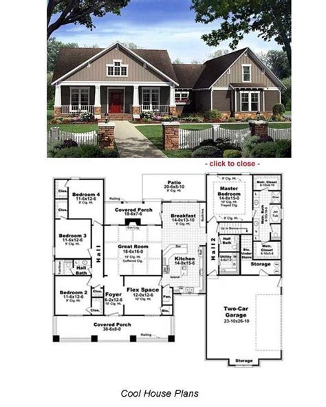 Arts Crafts Bungalow Floor Plans - floorplans.click