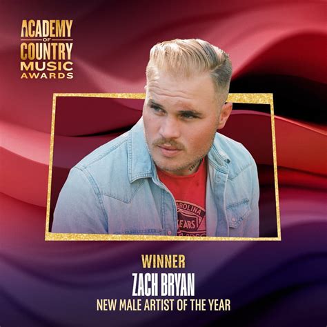 Zach Bryan Wins New Male Artist of the Year for the 2023 Academy of ...