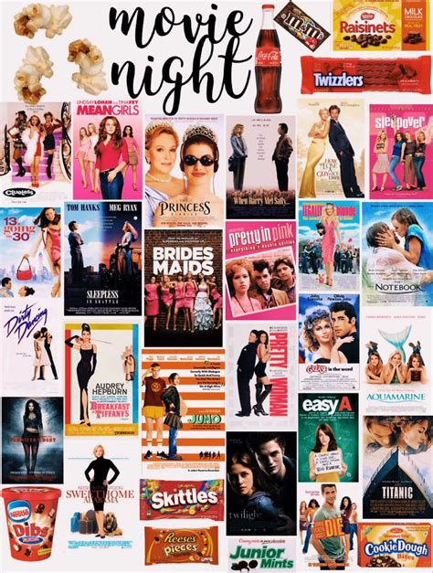 Movie Night | Girly movies, Romcom movies, Girls night movies