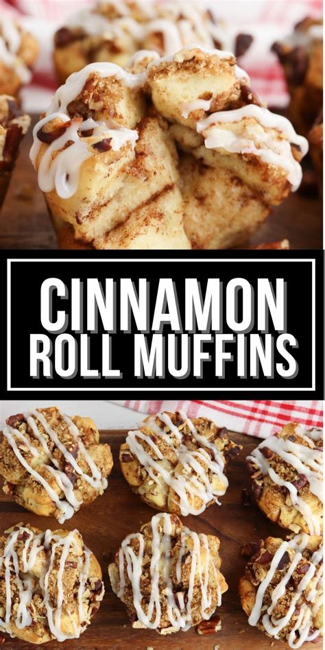 Cinnamon Roll Muffins | Cinnamon rolls homemade, Cinnamon roll muffins ...