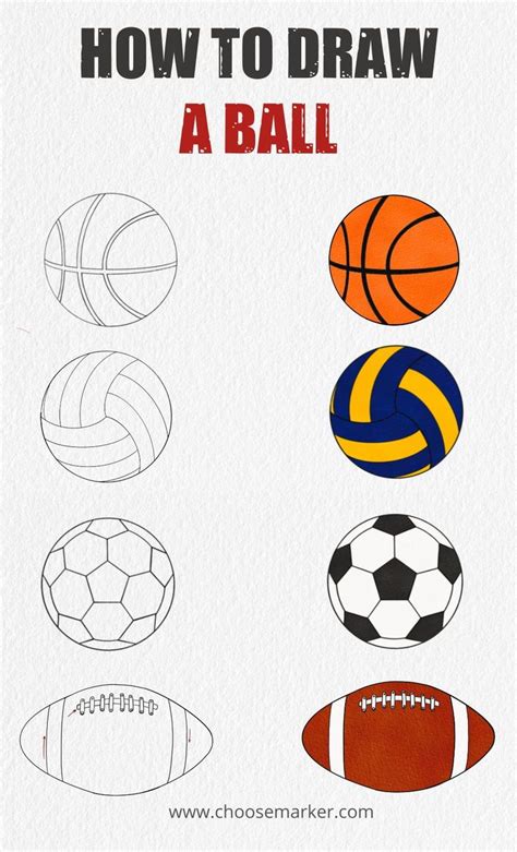 Volleyball Drawing, Basketball Drawings, Football Drawing, Sports ...