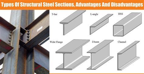 Types Of Structural Steel Sections, Advantages And Disadvantages