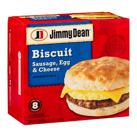 Jimmy Dean Biscuit Sandwiches Sausage, Egg & Cheese - 8 CT Reviews 2019