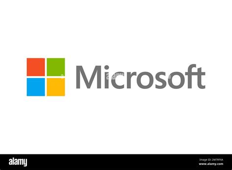 Microsoft, Logo, White background Stock Photo - Alamy