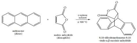 Synthesis of 9, 10-dihydroanthracene-9, 10-endo-α, β-succinic anhydride ...