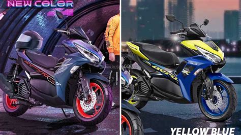 2023 Yamaha Aerox 155 Gets New Colours - Sportier, Youthful