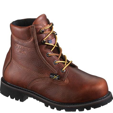 Hytest Men's Metatarsal Guard Safety Boots - Brown | bootbay