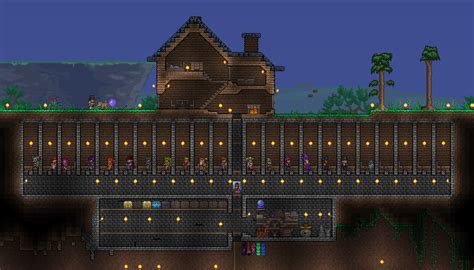 My very early hardmode base is as dehumanizing as it is functional ...