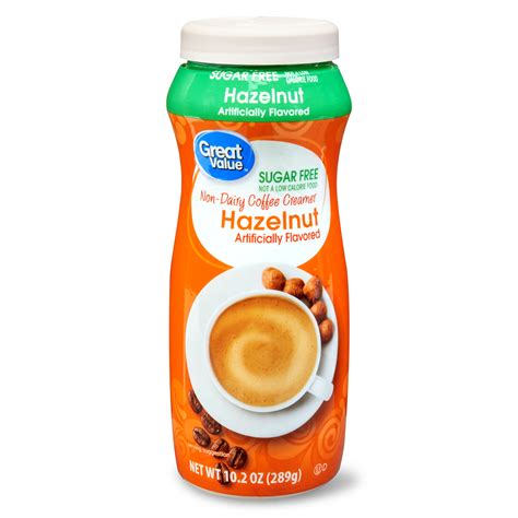 Great Value 10.2 Oz Sugar Free Hazelnut Creamer - Walmart.com - Walmart.com