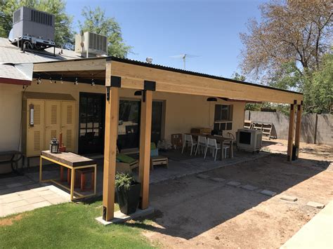 Building A Covered Patio With a 30ft Span! — the Awesome Orange