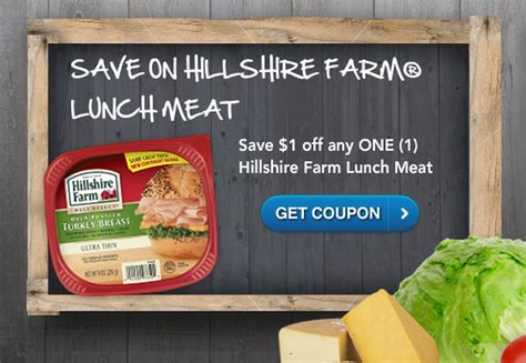 Hillshire Farm Lunch Meat $1 off 1 printable coupon - al.com