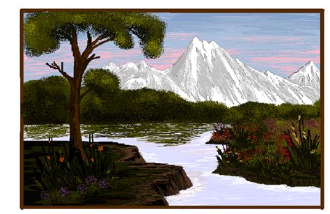 MS Paint Landscape by londonhouse on deviantART