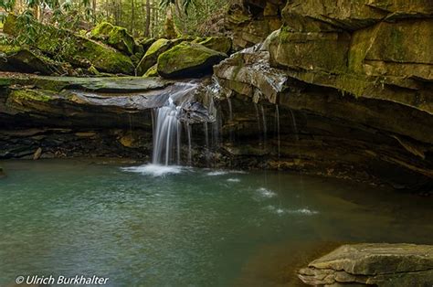 Waterfalls in the Daniel Boone national forest in Kentucky: Pentax SLR ...