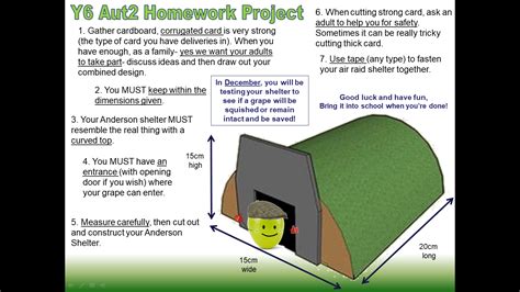 Welford Year 6: Anderson Shelter Homework Project