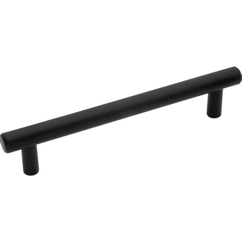 Hickory Hardware Metropolis 5 in. Matte Black Pull-PA0225-MB - The Home ...