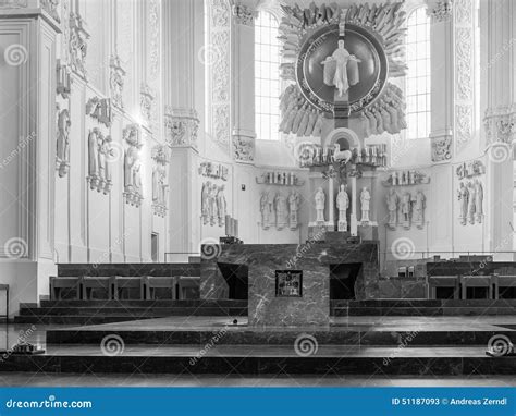 Wuerzburg Cathedral Interior Editorial Stock Photo - Image of religion ...