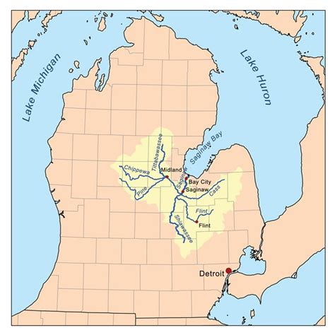 Flint River (Michigan) - Wikipedia | Flint river, River, Michigan