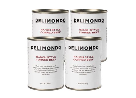 Buy Delimondo Ranch Style Corned Beef (Pack of 4,380g) Online at ...