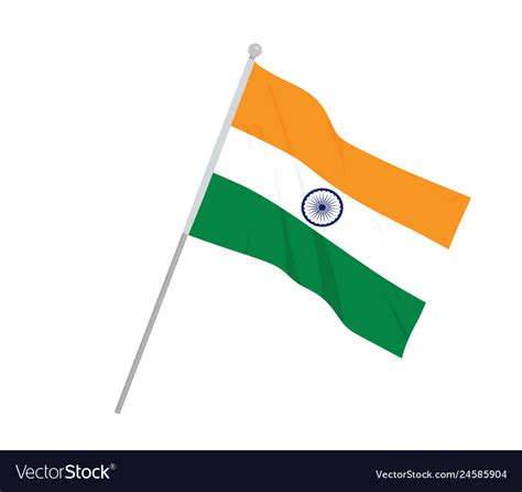 India flag Royalty Free Vector Image - VectorStock