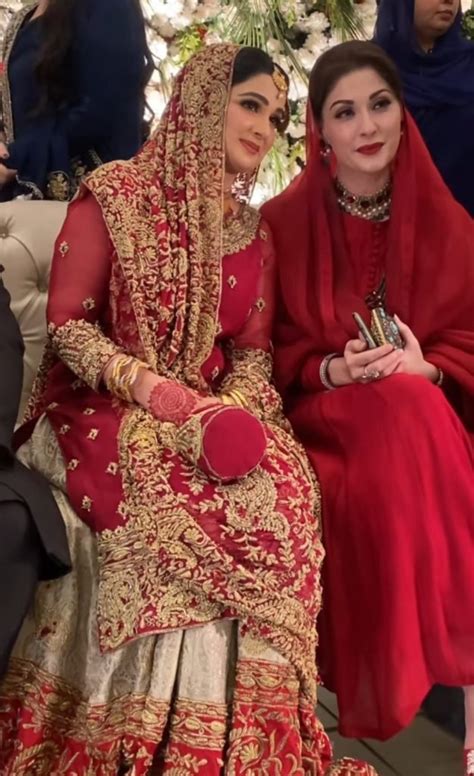 Maryam Nawaz Very Expensive outfits Details at wedding of MPA Sonia ...