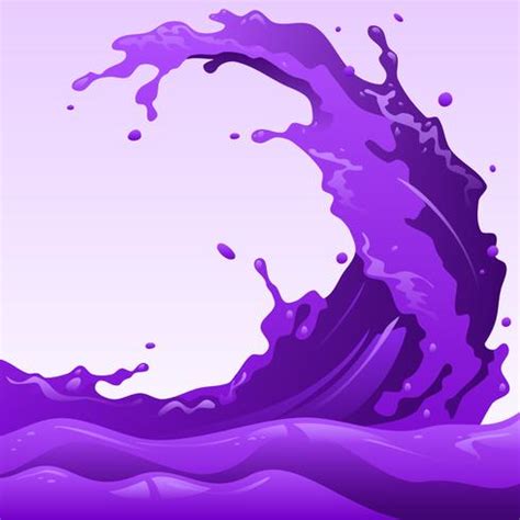 Realistic Purple Liquid Splash Vector 236279 Vector Art at Vecteezy