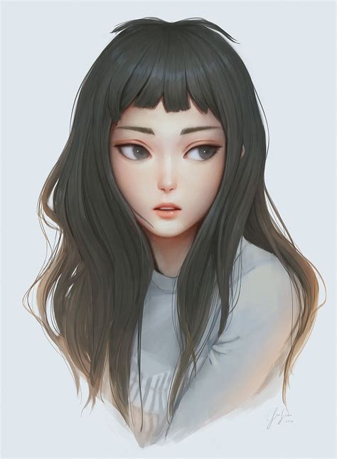 Realistic Anime Girl Drawing