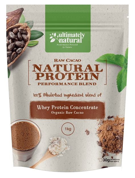 Organic Raw Cacao | Natural Whey Protein Powder | Ultimately Natural