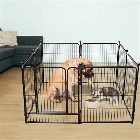 Dog Pen Indoor 40 inches Tall, Dog Fence Playpens Exercise Pen for ...