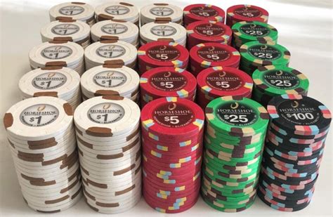 500 Horseshoe Casino Indiana Paulson Set - Apache Poker Chips